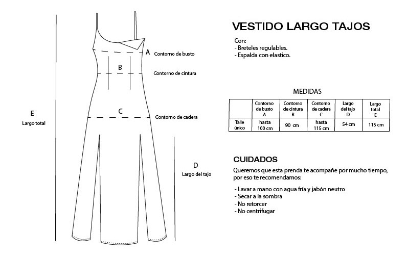 VESTIDO TAJOS